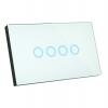 SMART WIFI GLASS WALL SWITCH 1 GANG